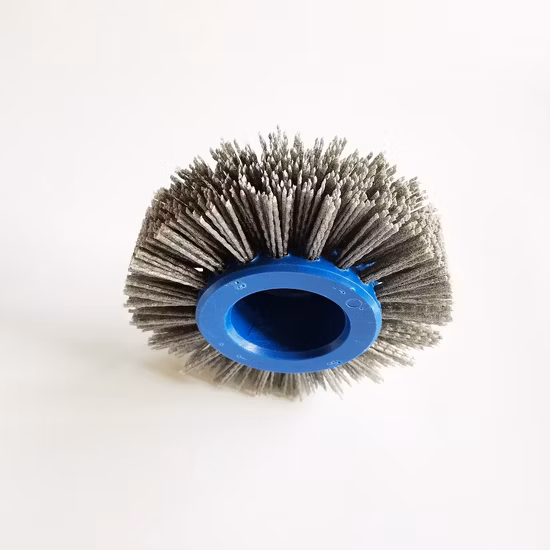 Escova circular de fio de nylon para rebarbadora