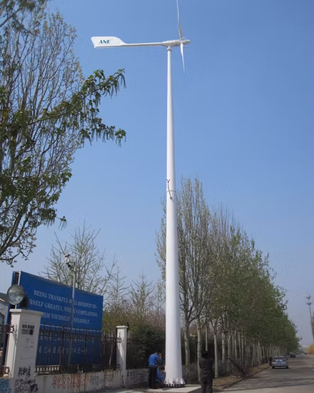 Aplicação de turbina eólica de 10kw em micro