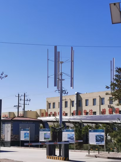 Turbina eólica vertical de 5kw a 10kw para energia eólica/gerador eólico sistema de armazenamento de energia híbrida solar
